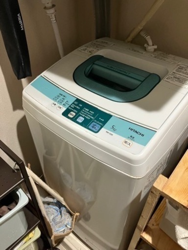 洗濯機　日立　5kg