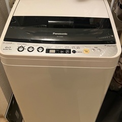 受け渡しきまりました洗濯機 6.0kg Panasonic 無料...