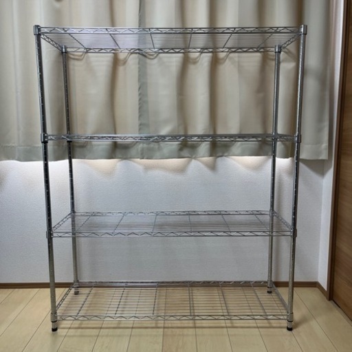 家具 収納家具 スチールラック4段