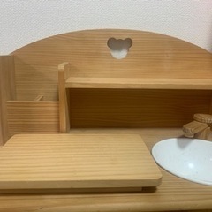 トッドル 専用まな板付き おままごとキッチン レンジ、小物付き