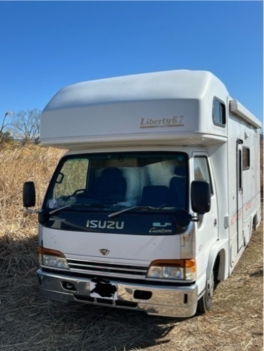 キャンピングカーいすゞエルフシェルタートランポキャンプ車中泊 (すず