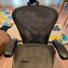 アーロンチェア　ボスチャーフィット装備　タキシード　ポリッシュ　