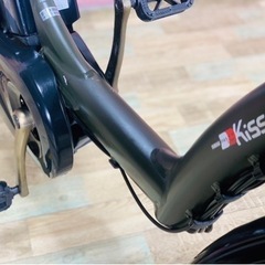 ④6094子供乗せ電動アシスト自転車3人乗りYAMAHA 20インチ良好バッテリーの画像