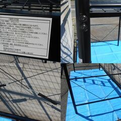 【配送可能】組立可能 ニトリ ロフトベッド 2段ベッド スチールハイベッド ブラック（近くなら配送も可能です）の画像