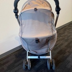 レインカバー付【コンビ】ベビーカー グランパセオ LX-600 ノーブルブラック　子供用品 ベビー用品 ベビーカー、バギーの画像