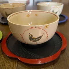 【未使用品】陶彩 小鉢 器 丼 トレー 5個セットの画像