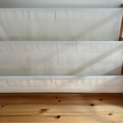 無印のパイン材ユニットシェルフ用・帆布マガジンラック・幅