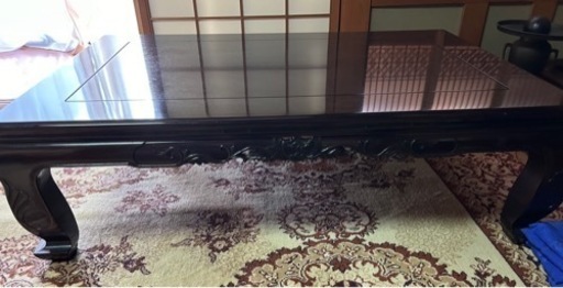 たぶん紫檀の座卓