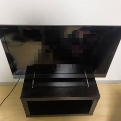 テレビ+テレビ台　値下げ済み
