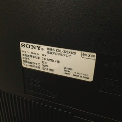 テレビ+テレビ台　値下げ済みの画像