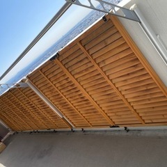 ウッド/ラティス　90×120 6枚セット※取り付け用金具付き