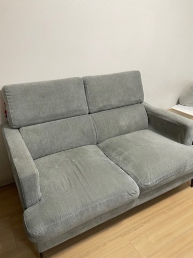 ニトリ　ファブリックソファ　2人掛け