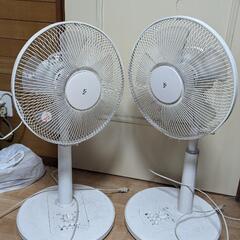 【引き取り先決まりました】山善 扇風機 リビング扇 30cm 2つ