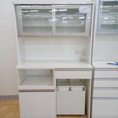 ★ジモティ割あり★  レンジボード 白 H190×D50×W120 クリーニング済み OJ3744