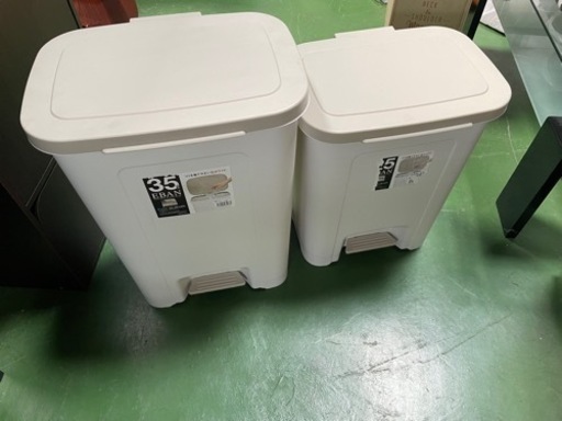 ダストボックス2個セット　ペダル付き