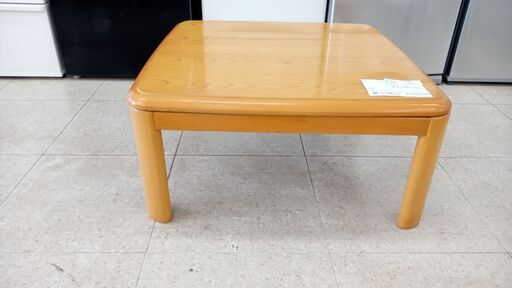★店長値引き　ジモティ割あり★ ユアサプライム株式会社 こたつ ナチュラル H38×D81×W81 クリーニング済み TJ4605