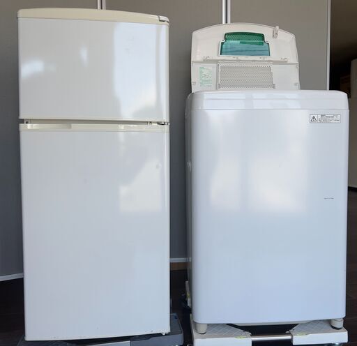 洗濯機7ｋｇ冷凍冷蔵庫110Ｌ➡2点セット