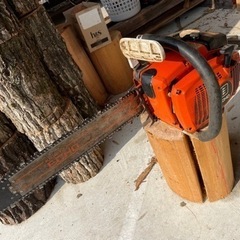 中古の大型チェーンソーを譲って下さい。