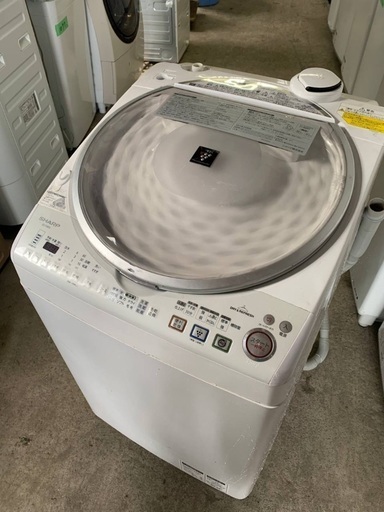 ♦️SHARP 電気洗濯乾燥機  【2012年製  】ES-TX810-S