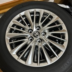 30 アルファード 後期 純正 17 イン車のパーツ タイヤ、ホイール