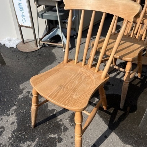 ☆大好評！☆旭川家具　木製椅子　在庫多数