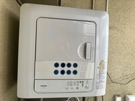 東芝　乾燥機　ED608（W）