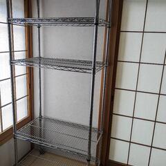 お譲り先決定　3月中まで　メタルラック スチールラック ４段 