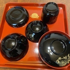 生活雑貨 食器 汁椀　お食い初めセットの画像