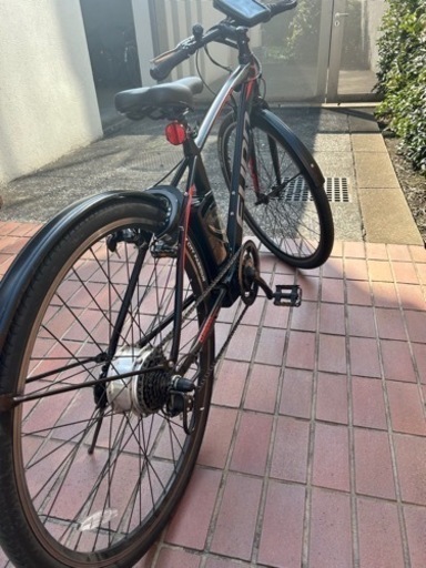 坂道も快適！電動アシスト自転車　26インチのクロスバイク電動自転車