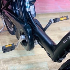 ①6098子供乗せ電動アシスト自転車3人乗りブリヂストン20インチ良好バッテリーの画像