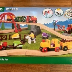 【値下しました】BRIO ブリオ 木製レール  カントリーライフセット