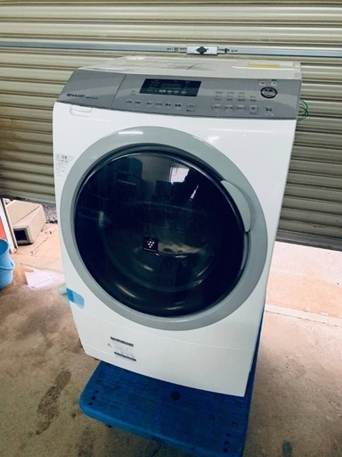 ♦️SHARP ドラム式電気洗濯乾燥機 【2016年製 】ES-A210-SL