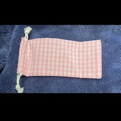 POTETE 巾着　ギンガムチェックの画像