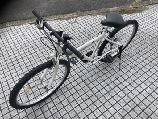 【26インチマウンテンバイク】外装6段変速　前後タイヤ、チェーン、グリップ新品❗️若林自転車　膳所店　SALE中❗️