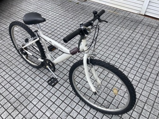 【26インチマウンテンバイク】外装6段変速　前後タイヤ、チェーン、グリップ新品❗️若林自転車　膳所店　SALE中❗️