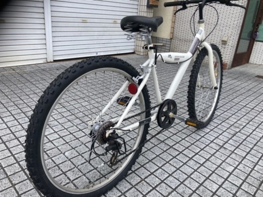 【26インチマウンテンバイク】外装6段変速　前後タイヤ、チェーン、グリップ新品❗️若林自転車　膳所店　SALE中❗️