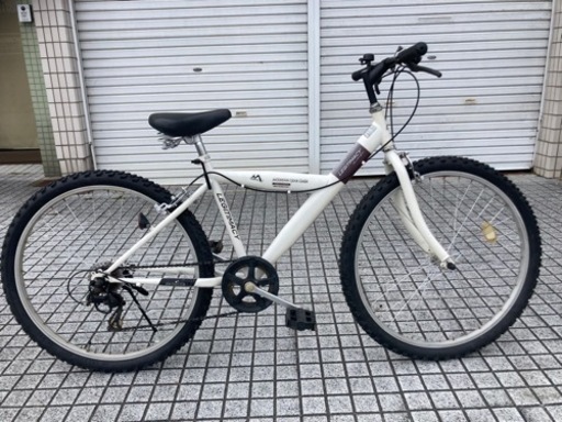 【26インチマウンテンバイク】外装6段変速　前後タイヤ、チェーン、グリップ新品❗️若林自転車　膳所店　SALE中❗️