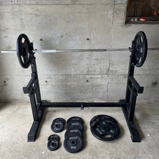 アイロテック ベンチプレスセット トレーニングセット ベンチ