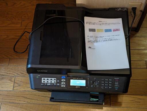 引取歓迎■ブラザー MFC-J6710CDW A3 スキャナ FAX インクジェットプリンタ USB LAN 通算6740枚 カセット2段＋手差し 黒はOK 動作OK