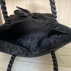 【未使用美品】NaRaYa リボンサテントートの画像