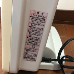 電気ストーブ(スチーム付き)の画像