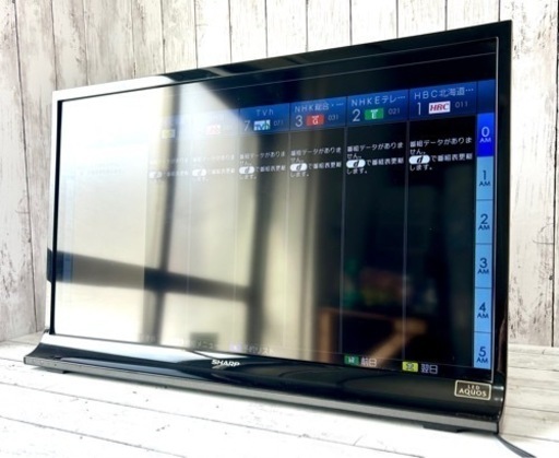 お引取り限定 14年製 シャープ SHARP AQUOS 32V型液晶テレビ LC-32J9 動作良好
