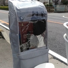 新品未使用ブリヂストン ビッケシリーズ用リヤチャイルドシートルーム　ブルーグレーの画像