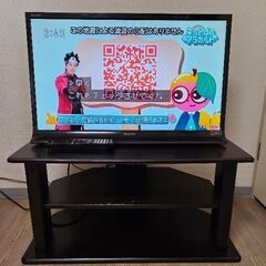 テレビ＆テレビ台　SHARP AQUOS24インチ