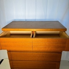 【最終値下げ！】6段 木製タンス 衣服収納　の画像