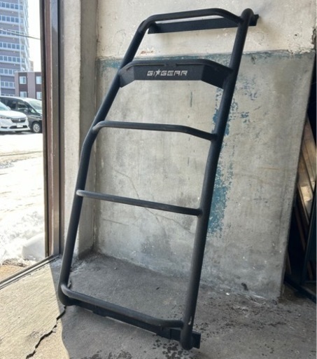 札幌市内配送可 GI GEAR ジーアイ・ギア リアラダー ランドクルーザー76 ランクル70系 はしご