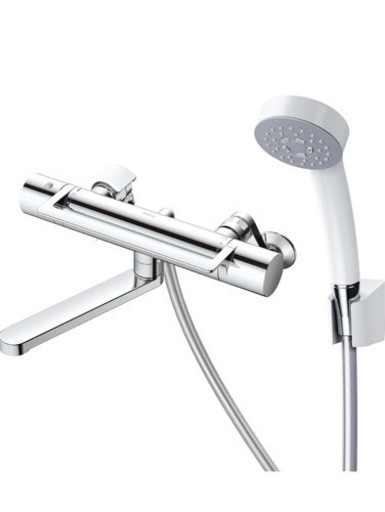 TOTO 浴室用 壁付サーモスタット混合栓 アーチハンドルタイプ コンフォートウェーブシャワー(樹脂) 一般地向け TBY01405J