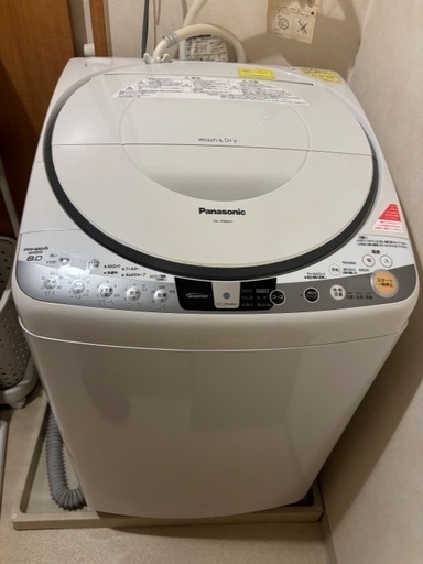 【3/20まで】Panasonic 縦型洗濯乾燥機 NA-FR80H7 8kg 2014年製