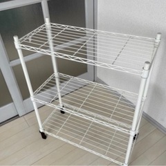 ニトリ スチールラック(STANDARD 幅65cm 3段 クロ...