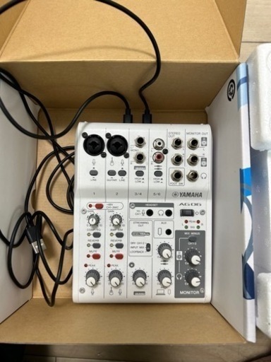 YAMAHA AG06 インターフェース値下げ交渉有り！現地作動確認OK